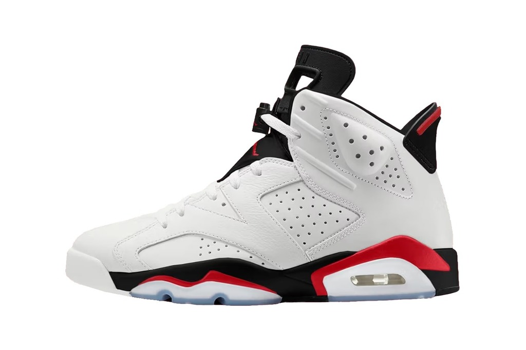 Jordan Air Jordan 6 ホワイト/ブラック/レッド　NIKE With the Air Jordan 6 